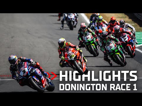 WorldSBK Race 1 Highlights | 2022 UK Round