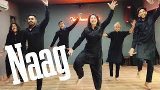 Naag | Jazzy b | The Naag jam | Bhangra | Easy Bhangra Choreography #The Dance Mafia #bhangra #naag