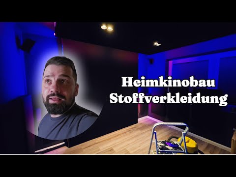 ‼️Heimkino Stoffverkleidung Tutorial😎🎬