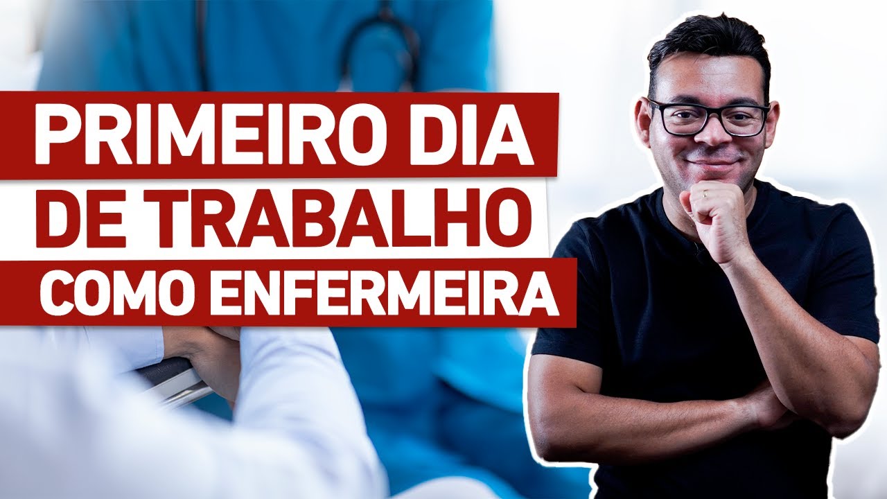 Primeiro dia de TRABALHO como ENFERMEIRA