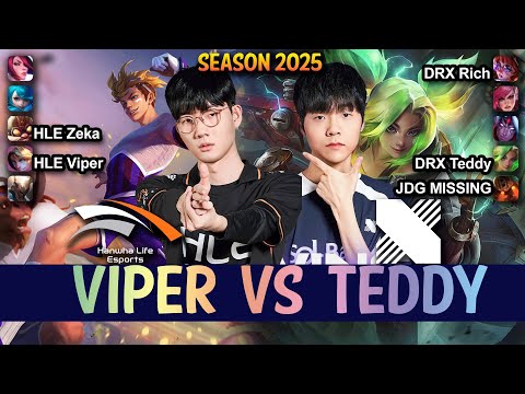 HLE Viper vs DRX Teddy - Viper EZREAL vs Teddy ZERI ADC - Patch 15.7 KR Ranked | lolrec