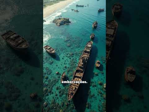 O litoral de Santa Catarina esconde um verdadeiro cemitério de navios.
