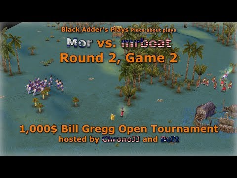 Bill Gregg Open Tournament, R2 - Mor vs. mrboat, Game 2 - Age of Mythology: The Titans
