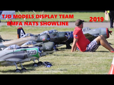 TJD RC MODELS DISPLAY (INC PISS UGLY SKYRAIDERS) BMFA NATIONALS FLIGHTLINE RAF BARKSTON HEATH - 2019