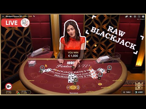 ♣️ 1000€ vs. Blackjack Fortune VIP Live Casino Session ♣️