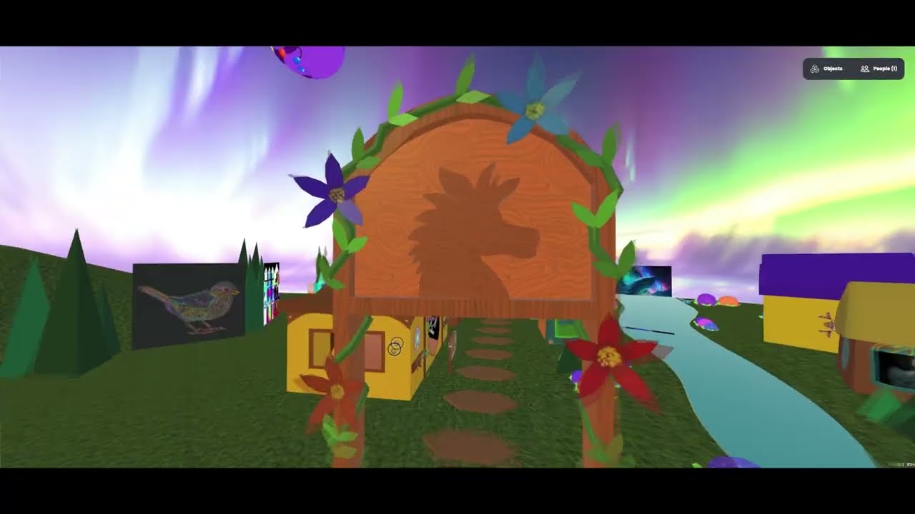 Embrenhar em Sonhos Sutis — Metaverso Auditório fraDAO