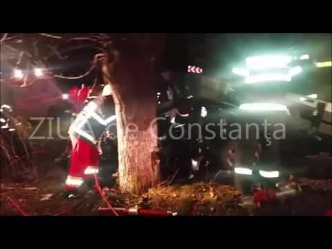 Accident grav la intrare în Deleni, județul Constanța