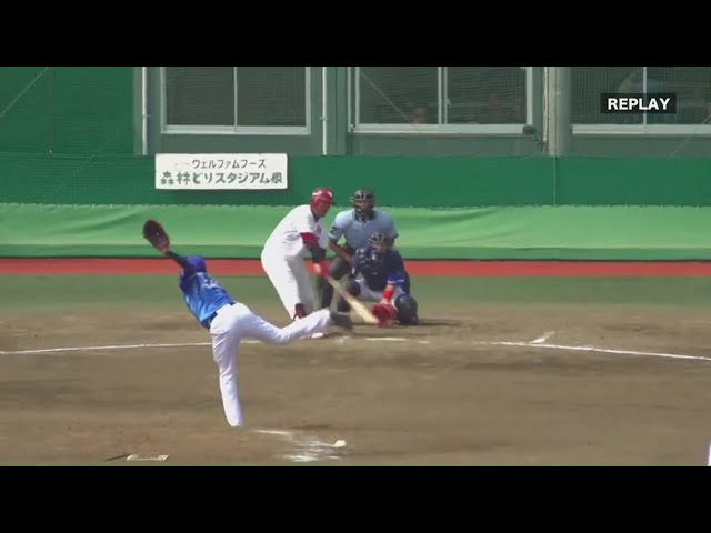 【ファーム】技ありの一打!! イーグルス・山下の勝ち越し2点タイムリーヒット!! 2019/8/7 E-DB(ファーム)