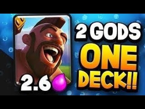 The Awesome Clash Royale 2.6 Hog/Log Cycle Deck!!