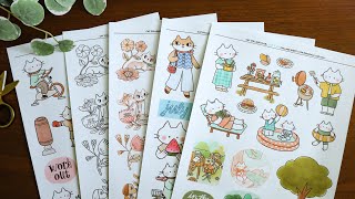 Cat Collage Club July '25 | Journal Printables For Cat Lovers