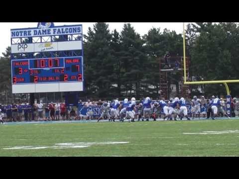 Notre Dame College Football vs. Malone, Game Day