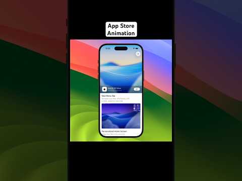 App Store Hero Animation Using SwiftUI | #apple #animation #ios #design thumbnail