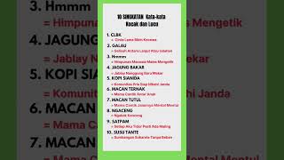 Download lagu 10 SINGKATAN Kata-kata Kocak dan Lucu#shorts mp3