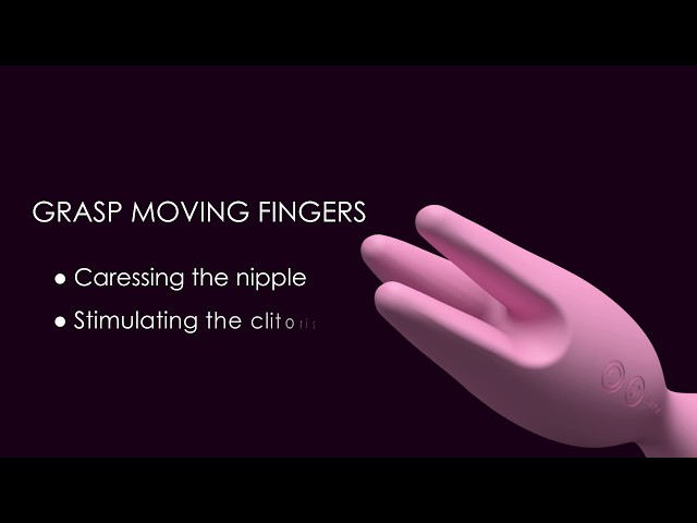 Video Teaser für Nymph - A Soft Moving Finger Vibrator with Vibrating Head