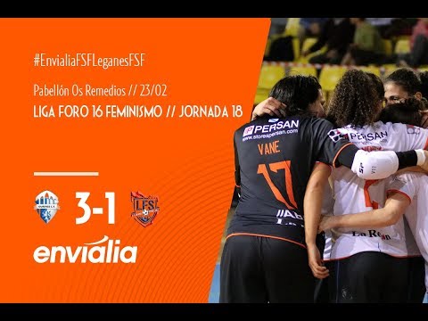 PARTIDO // JORNADA 18 // OURENSE ENVIALIA FSF - LEGANÉS FSF // 23/02 // (3-1)