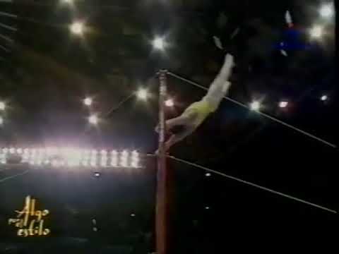 1998 Sagit Gymnastics World Cup Event Finals - Huang Xu (CHN) HB (Argentina TV)