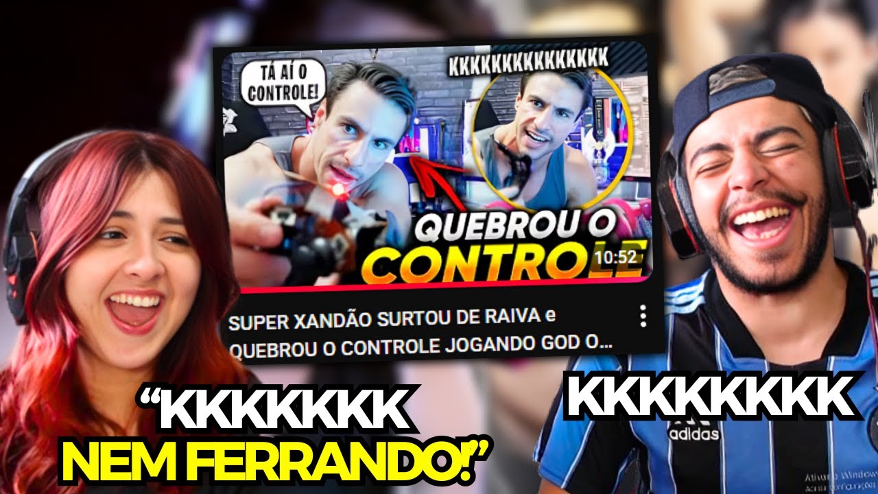 SUPER XANDÃO SURTOU DE RAIVA e QUEBROU O CONTROLE JOGANDO GOD OF WAR 2 KKKKKKKKKKKKKKK | REACT