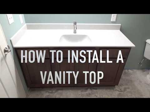 image-How much does it cost to install a bathroom countertop?