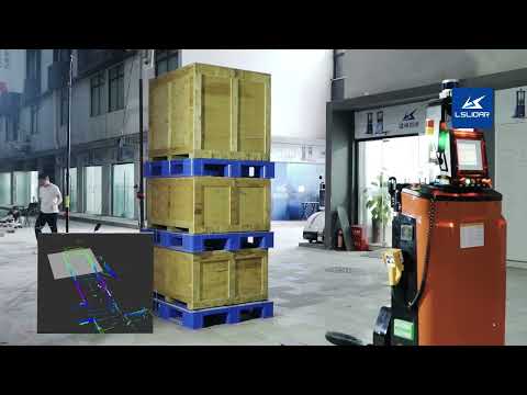 3D SLAM Unmanned Forklift: Introductory Product Demo | LSLiDAR