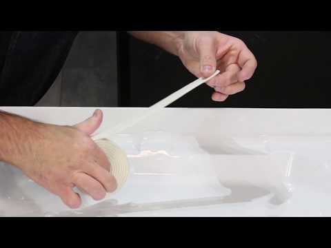 Insignia How To - RubberGum Application for Insignia LeakFree Tray - Offset Shower