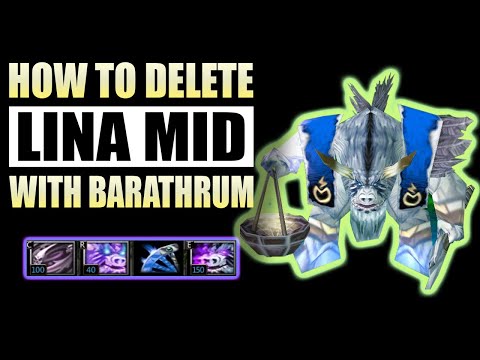 How to Delete Lina Mid With Spirit Breaker - DotA 1 RGC Barathrum