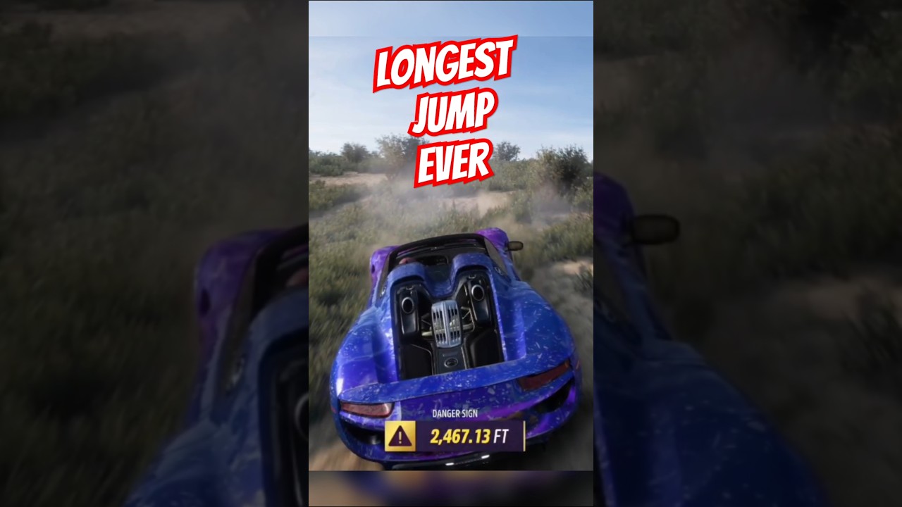 Jumping my Porsche over a lake breaking the records  #porsche #porsche911 @PlayWarlord