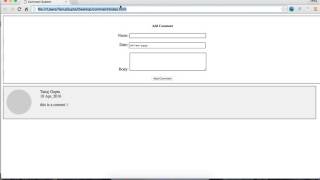 Download the video "Localstorage HTML5 API to store comment   Part 4"