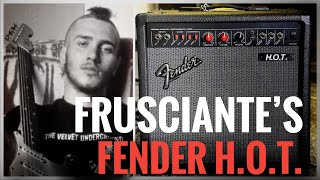 Video thumbnail for John Frusciante’s Fender H.O.T. Combo Amp by Johan Segeborn