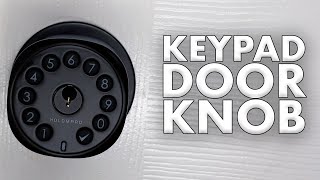 HOLOMARQ Sequra Door Knob with Keypad Lock