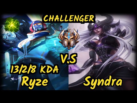 Caps (RYZE) vs SYNDRA - 13/2/8 KDA MID CHALLENGER GAMEPLAY - EUW