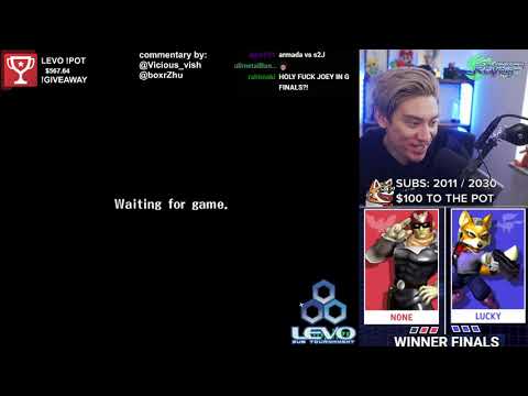 LEVO #14 - n0ne (Captain Falcon) vs Lucky (Fox) - NA Finals Top 8 WF