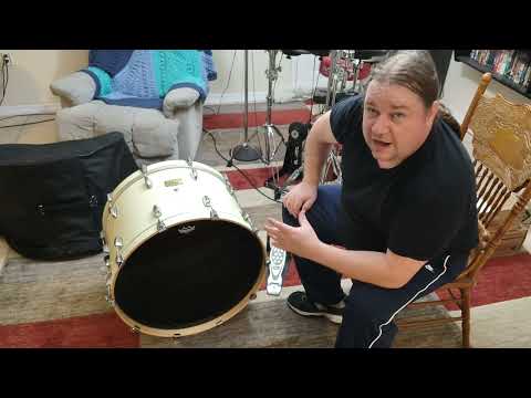 Pearl Session Studio Classic 24 inch bass drum - Antique Ivory