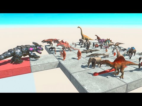 MEGASAURUS vs ALL Units ► Animal Revolt Battle Simulator