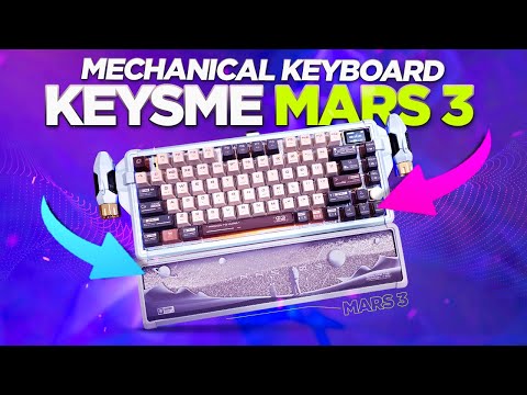 Bàn phím gaming KeysMe Mars 03 - Bàn phím cơ không dây tùy chỉnh