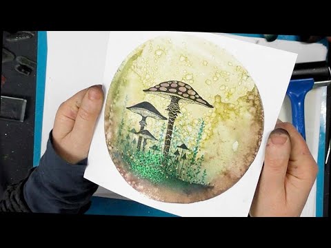 Toadstools and Mushrooms - A Lavinia Stamps Tutorial