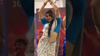 Kannada Actress Sapthami Gowda Hot Navel Slip | Kantara Movie Actress