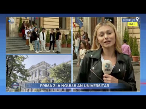 Kanal D News (02.10.2023) - First day of the new academic year! | Lunch edition