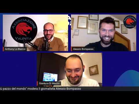 Gianluca Di Marzio presenta "Grand hotel calciomercato" modera il giornalista Alessio Bompasso