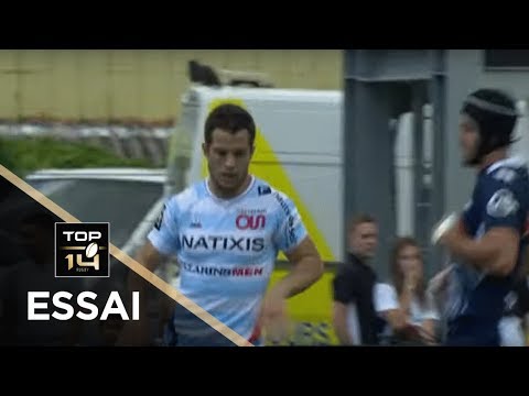 TOP 14 - Essai Brice DULIN (R92) - Agen - Racing 92 - J26 - Saison 2018/2019