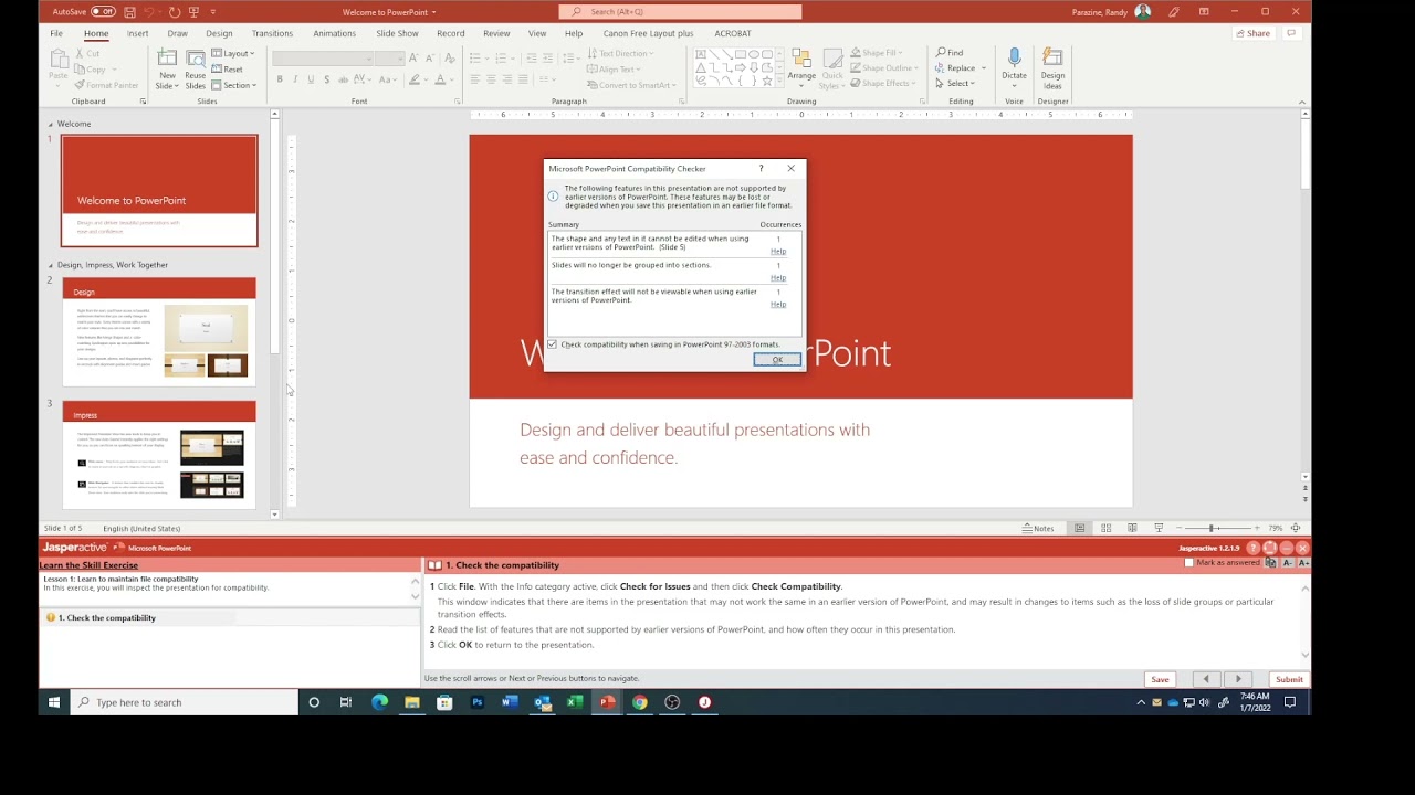 PowerPoint Lesson 1 4