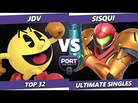 Port Priority 9 - JDV (Pac-Man) Vs. Sisqui (Samus) Smash Ultimate - SSBU