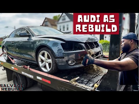 Rebuilding a crashed Audi A5 | Salvage Rebuild