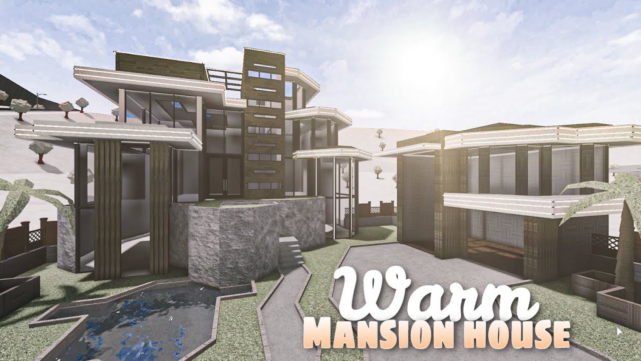 Bloxburg: Mansion Warm House (No Large Plot) || House Build