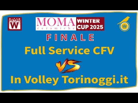 MOMA Winter Cup 2025 U14 FINALE 1-2 posto Full Service Chions Fiume Volley VS In Volley Torinoggi.it