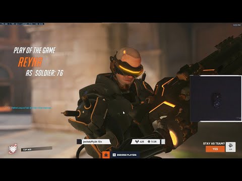 POTG! THIS IS WHAT 3000+ HOURS OF HITSCAN LOOKS LIKE! GALE SOLDIER 76 OVERWATCH 2 SEASON 5 TOP 500