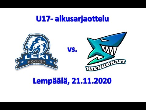 20201121 LeKi vs. Kiekkohait (U17 - alkusarjaottelu)