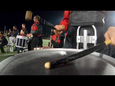 Hillsborough High School Marching Band 2021 snare cam