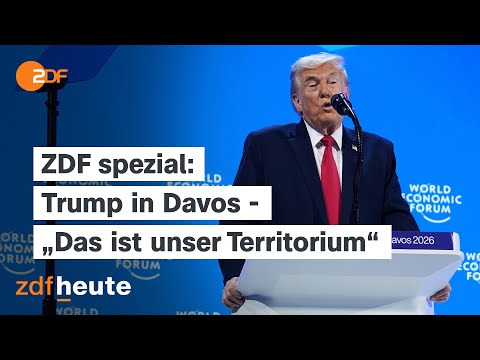 Weltwirtschaftsforum in Davos: Trump fordert sofortige Verhandlungen über Grönland | ZDF spezial