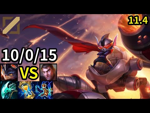 Rumble Mid vs Jayce - KR Master | Patch 11.4