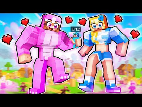 OMZ and Strong GIRL LOVE CURSE in Minecraft!